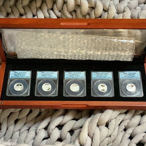 2011 Silver Parks Quarters. ANACS PR70 FDOI - Picture 1 of 7